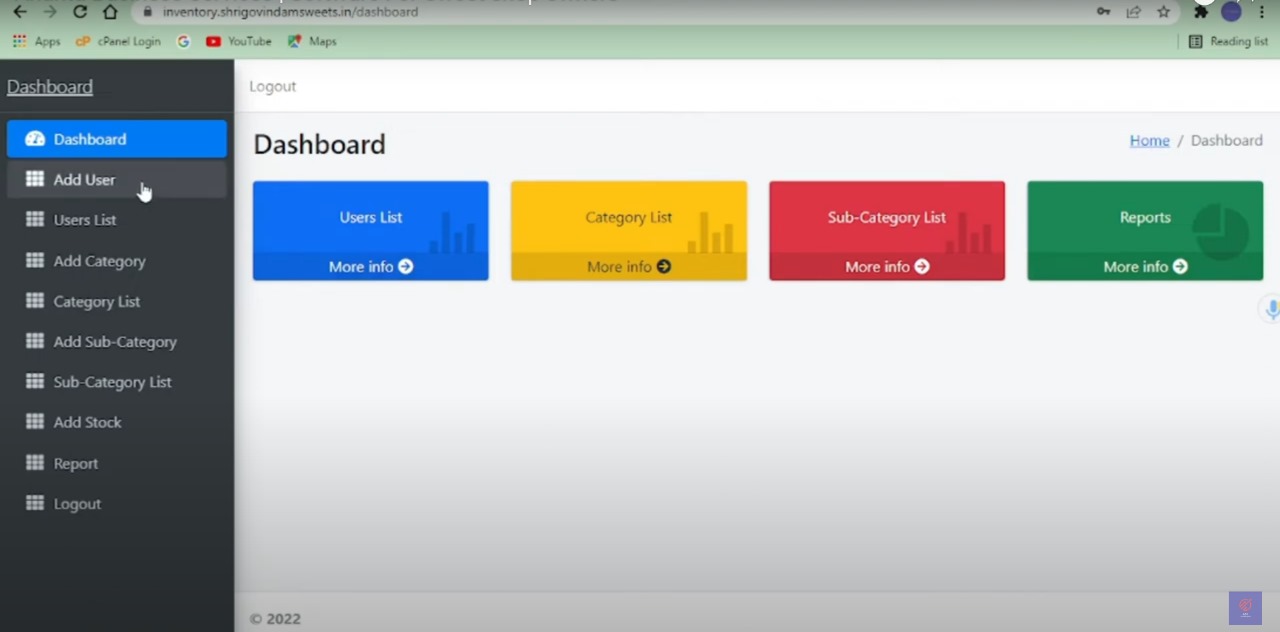 Shop View System Shop Management